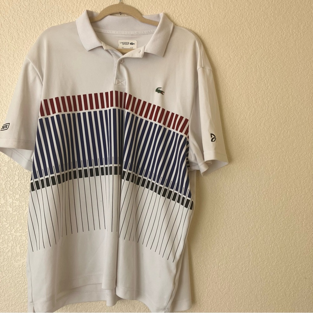 Lacoste Djokovic Polo Shirt Ultra Dry size 9 4XL used good condition